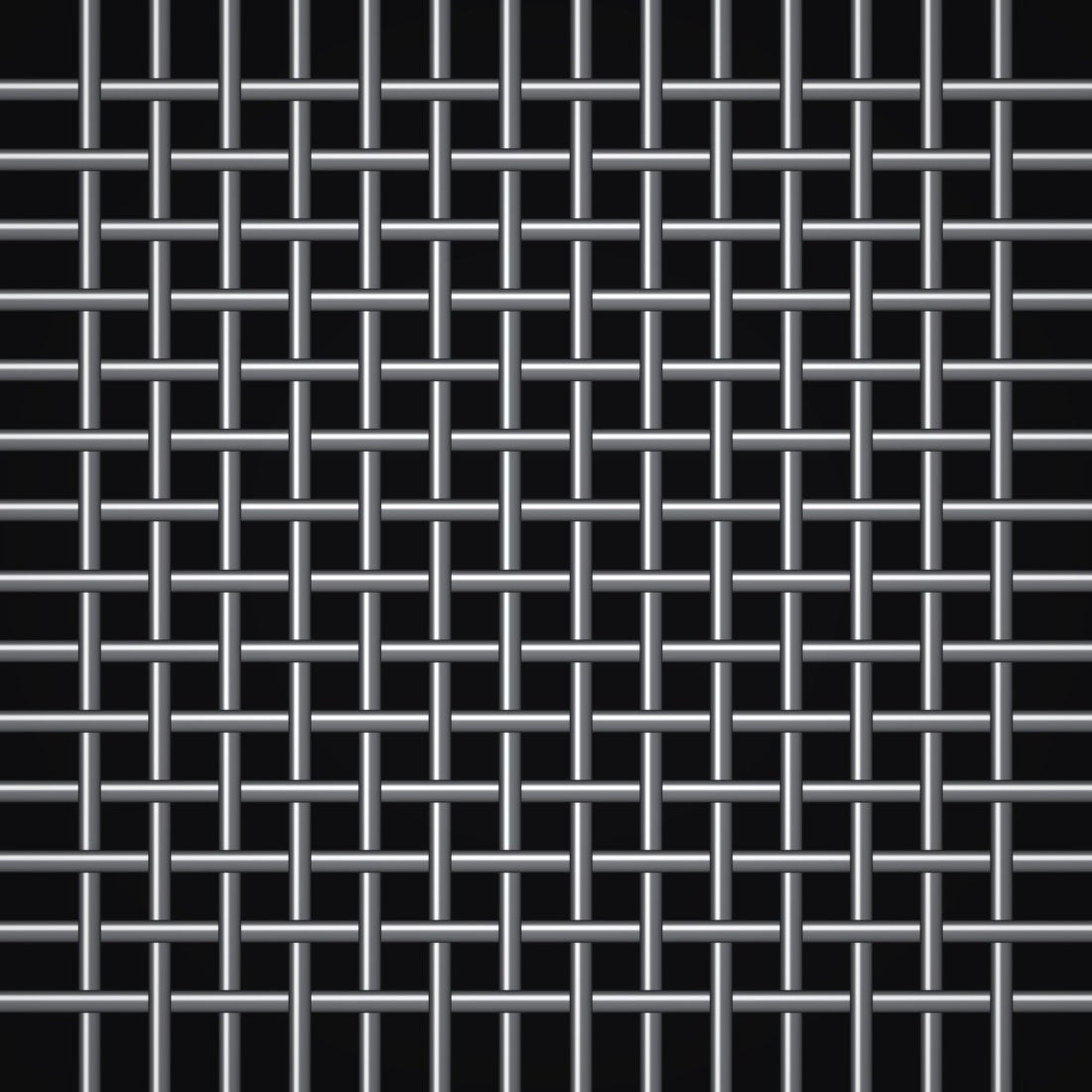 Close-up of Monel crimped woven wire mesh, 30 mesh, in .011" wire