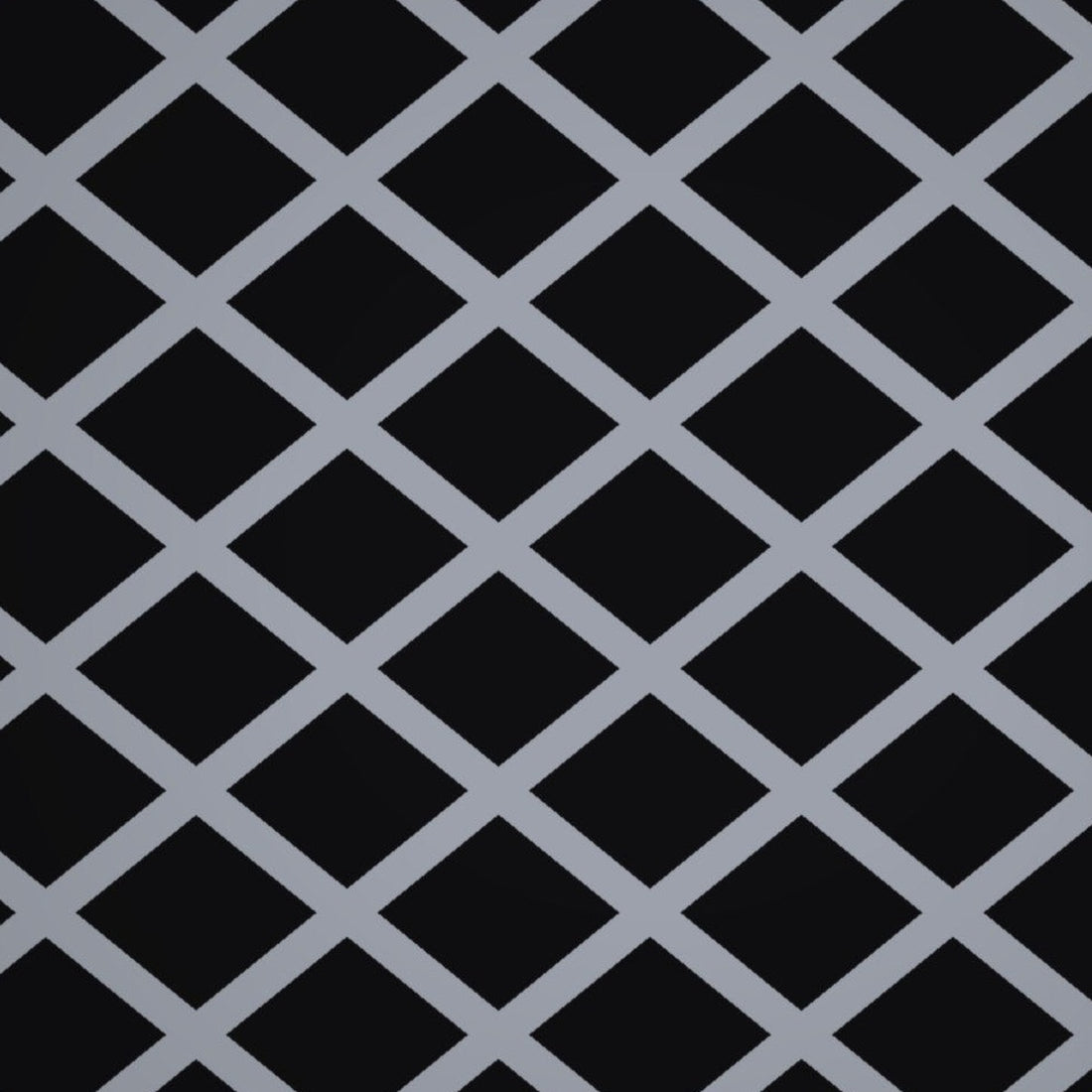 Close-up of plain steel flattened expanded metal sheet with 3/4" diamond openings