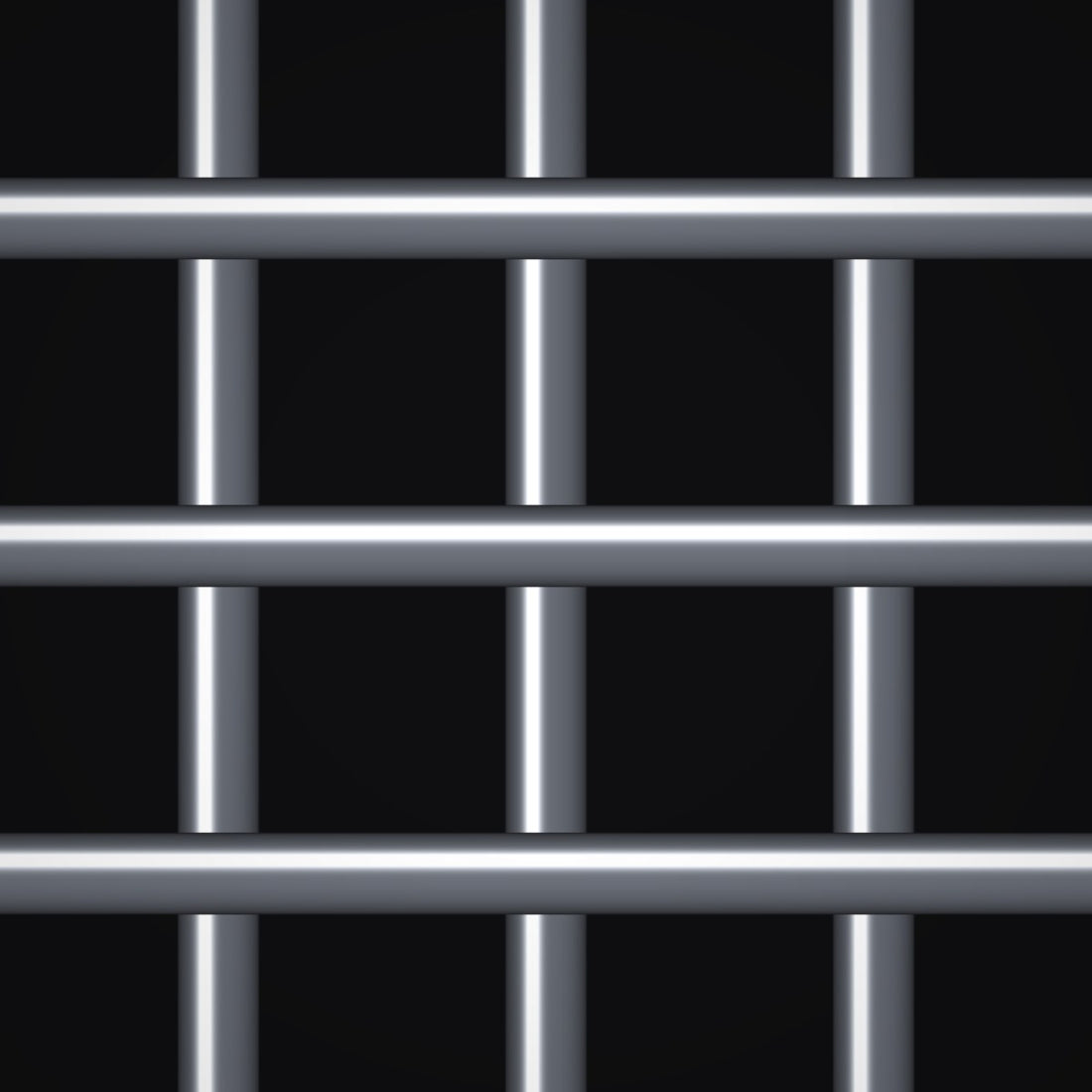 Close-up of plain steel welded wire mesh with 1" x 1" openings