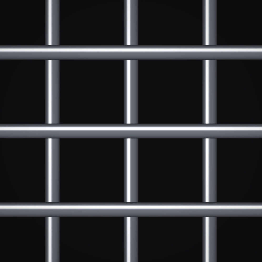 Close-up of plain steel welded wire mesh with 4" x 4" openings