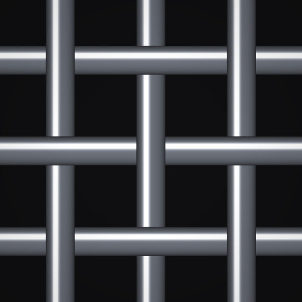 3/8" Mesh – .120" Wire Diameter – Plain Steel Crimped Woven Wire
