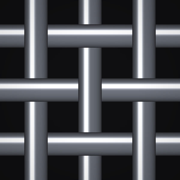3/8" Mesh – .162" Wire Diameter – Plain Steel Crimped Woven Wire – 48" Wide