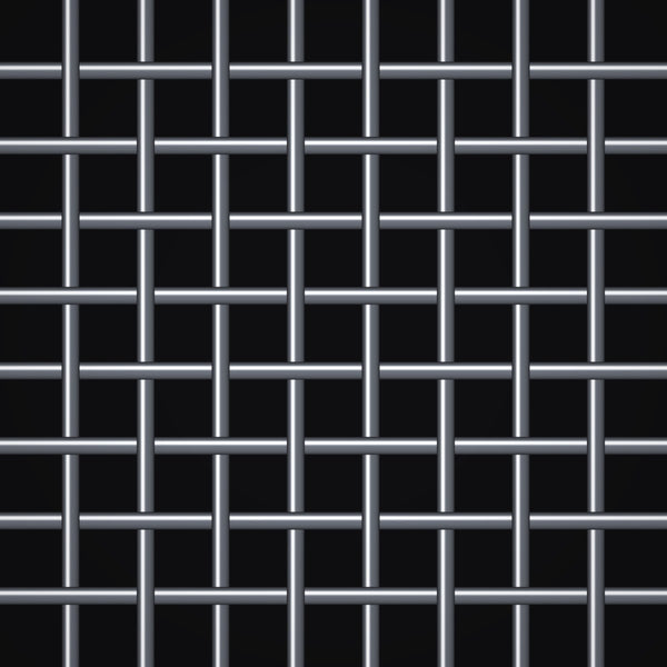 Plain Steel · Woven Wire Mesh · 4" · EU4"250N-12