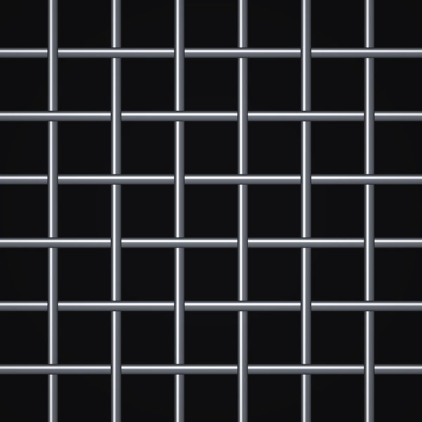 6 Mesh – .028" Wire Diameter – Plain Steel Woven Wire – 48" Wide