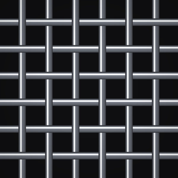 6 Mesh – .047" Wire Diameter – Plain Steel Woven Wire – 48" Wide