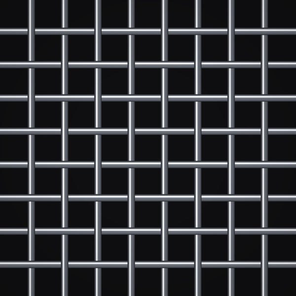 8 Mesh – .028" Wire Diameter – Plain Steel Woven Wire – 36" Wide
