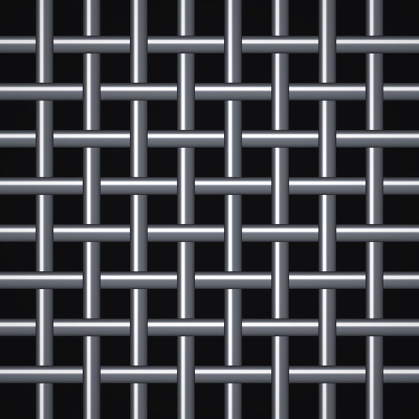 8 Mesh – .047" Wire Diameter – Plain Steel Woven Wire – 48" Wide