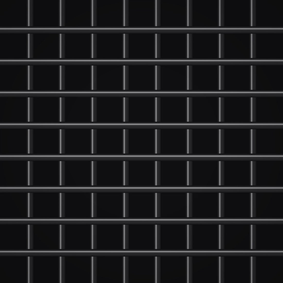Close-up of PVC-coated steel welded wire mesh with 1" openings