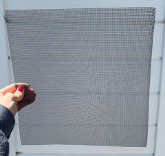 13x13 inch black epoxy coated stainless steel woven mesh