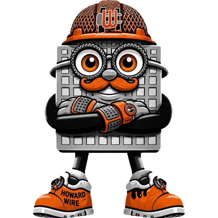 Howard Wire Cloth Co. mascot, Meshy