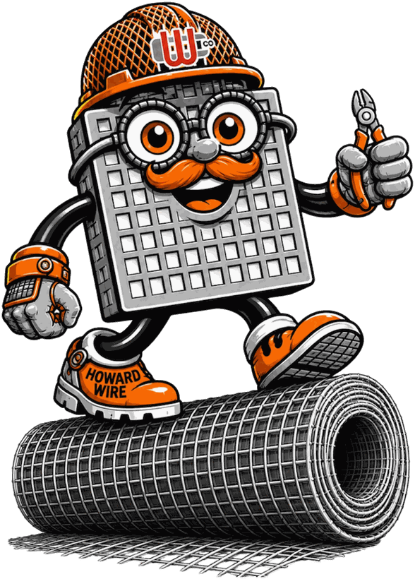 Howard Wire Cloth Co. mascot, Meshy